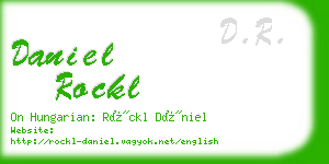 daniel rockl business card